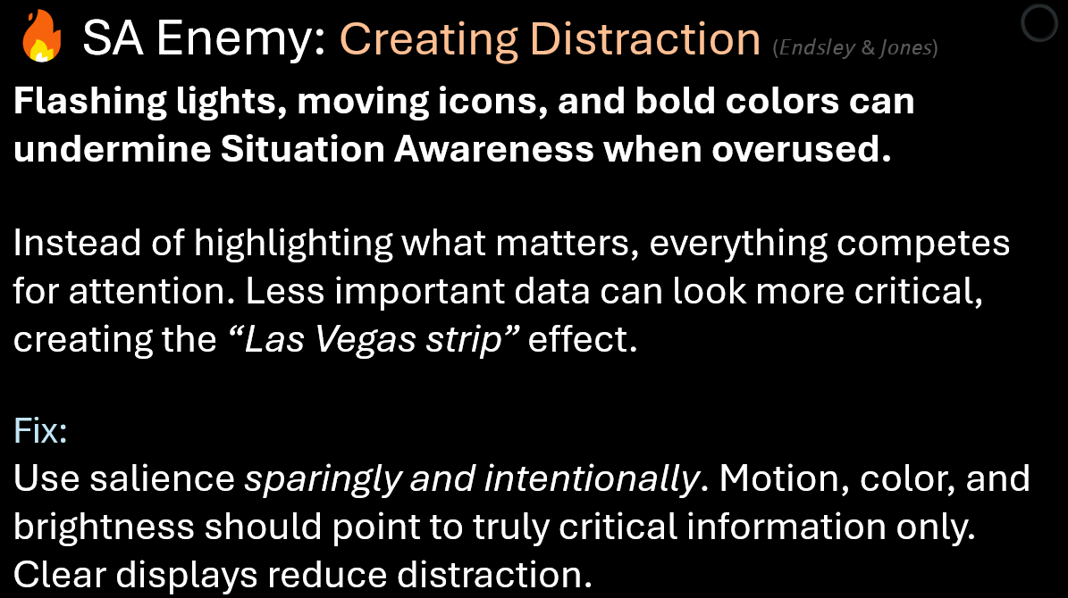 SA Enemy: Creating Distraction card